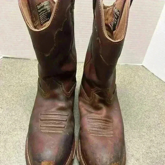 Dan Post 69512 Journeyman Safety Work boots, waterproof Sz 10M - Picture 2 of 10